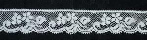 French Lace Edging - 18mm White (L632) 